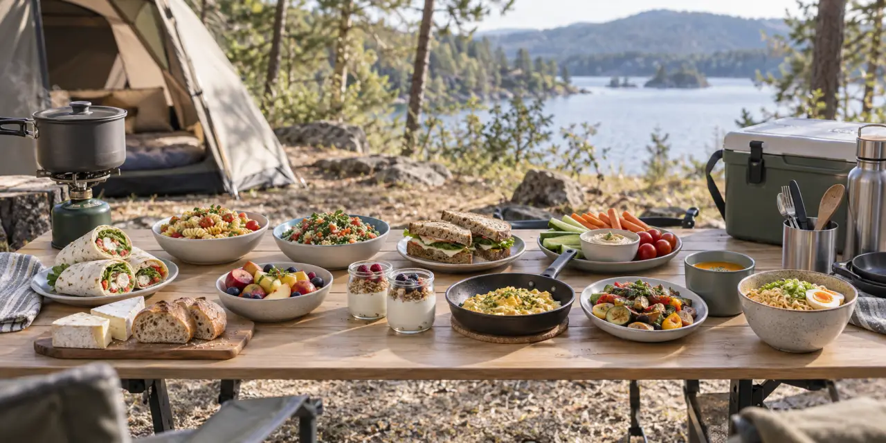 Repas au camping : 12 idées simples, froides ou au réchaud