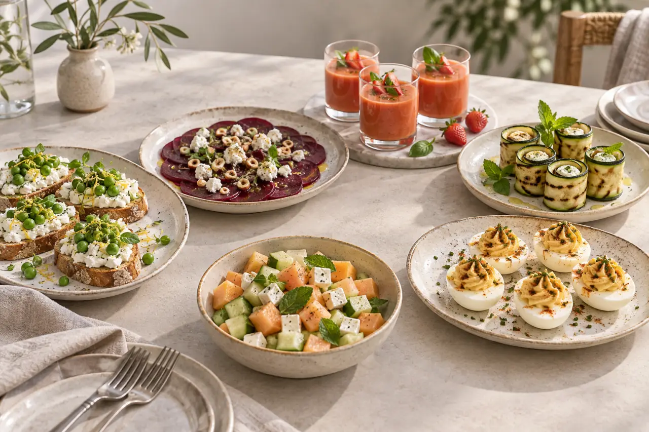 Six entrées simples et originales pour impressionner sans compliquer le repas