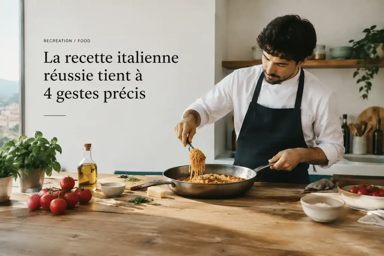La recette italienne réussie tient à 4 gestes précis
