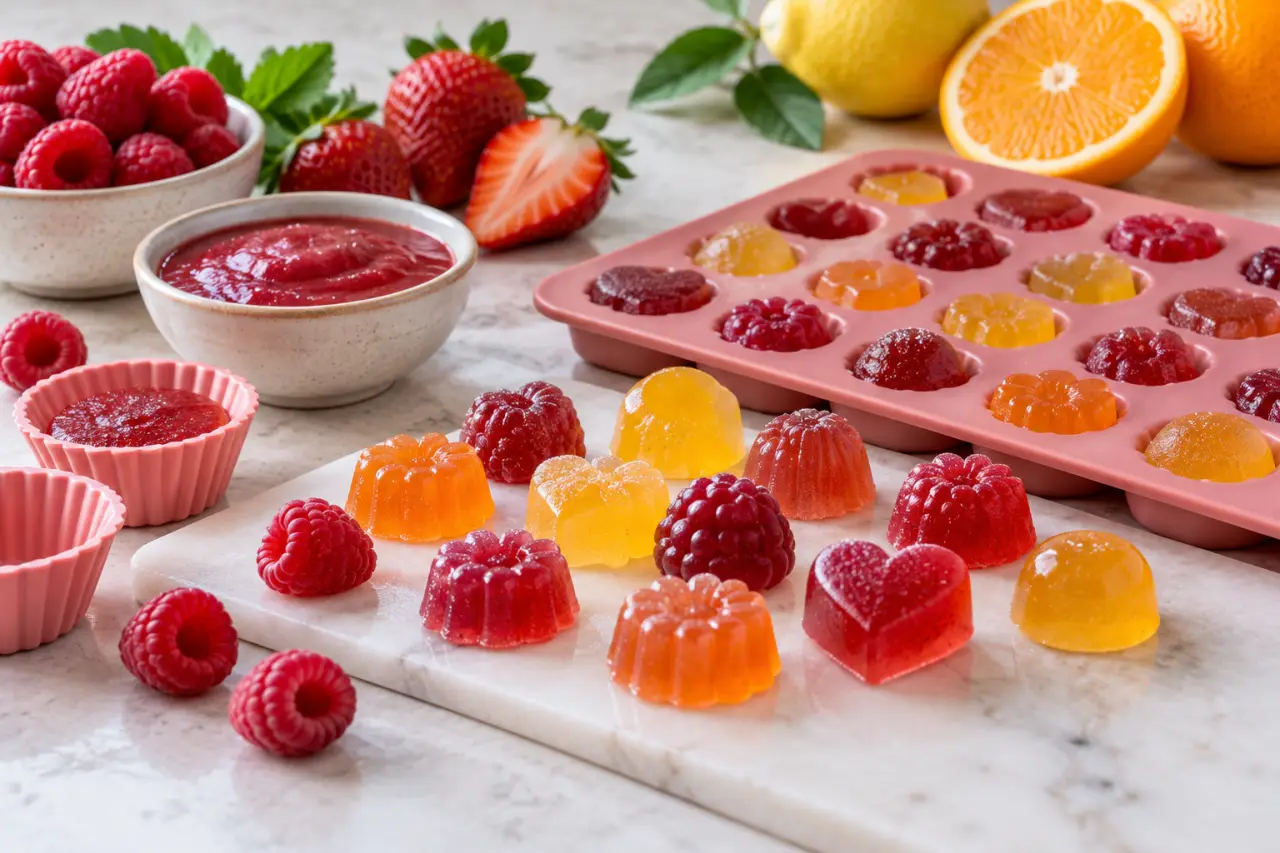 Recette de bonbons maison : des fruits, du moelleux et un démoulage sans casse