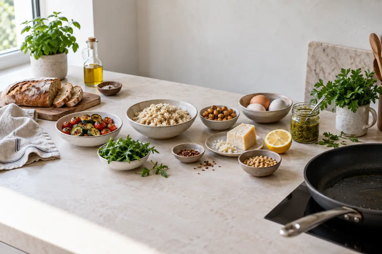 Que faire avec les restes du frigo ? 3 repères pour improviser un vrai repas