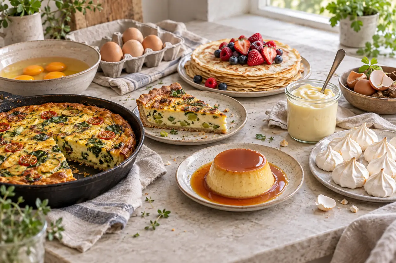 Que cuisiner avec beaucoup d’œufs ? Des recettes salées, des desserts et des astuces anti-gaspillage